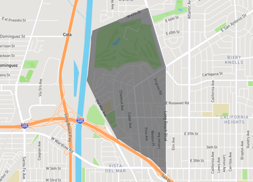 los cerritos, The Whipple Group area of interest