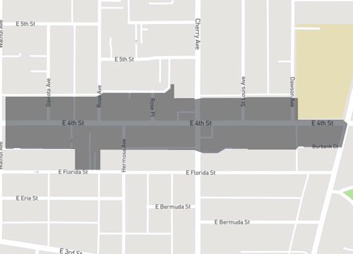 retro row, The Whipple Group area of interest