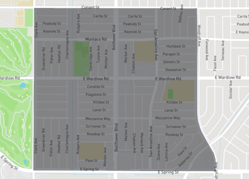 south of conant, The Whipple Group area of interest