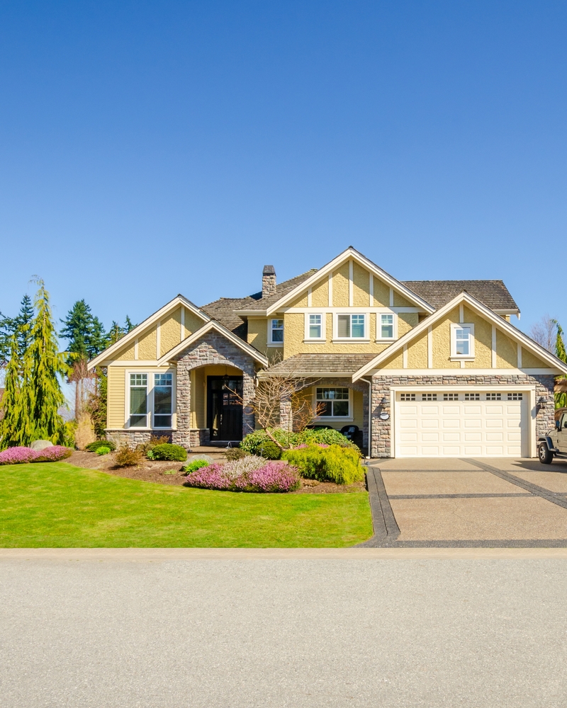 Luxury,House,At,Sunny,Day,In,Vancouver,,Canada.