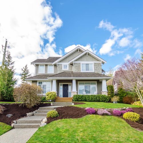 Quality Landscaping In The Yard Of Your New Home
