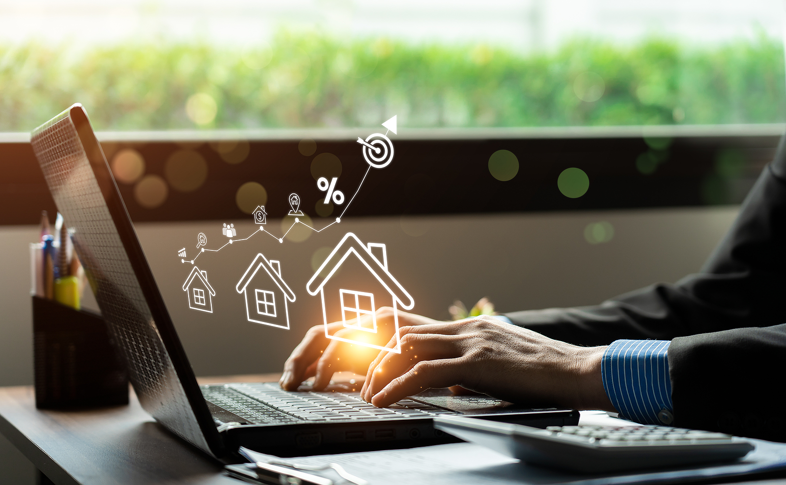Real Estate Investment Goals Concept, Buy House, Location, Energ