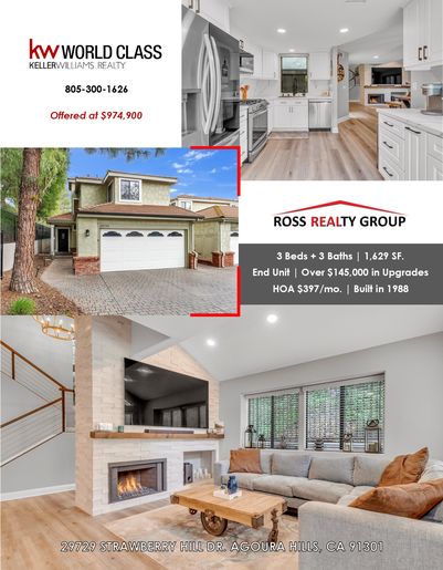 29729 Strawberry Hill Drive, Agoura Hills, CA 91301 - 8.5 x 11 (front)