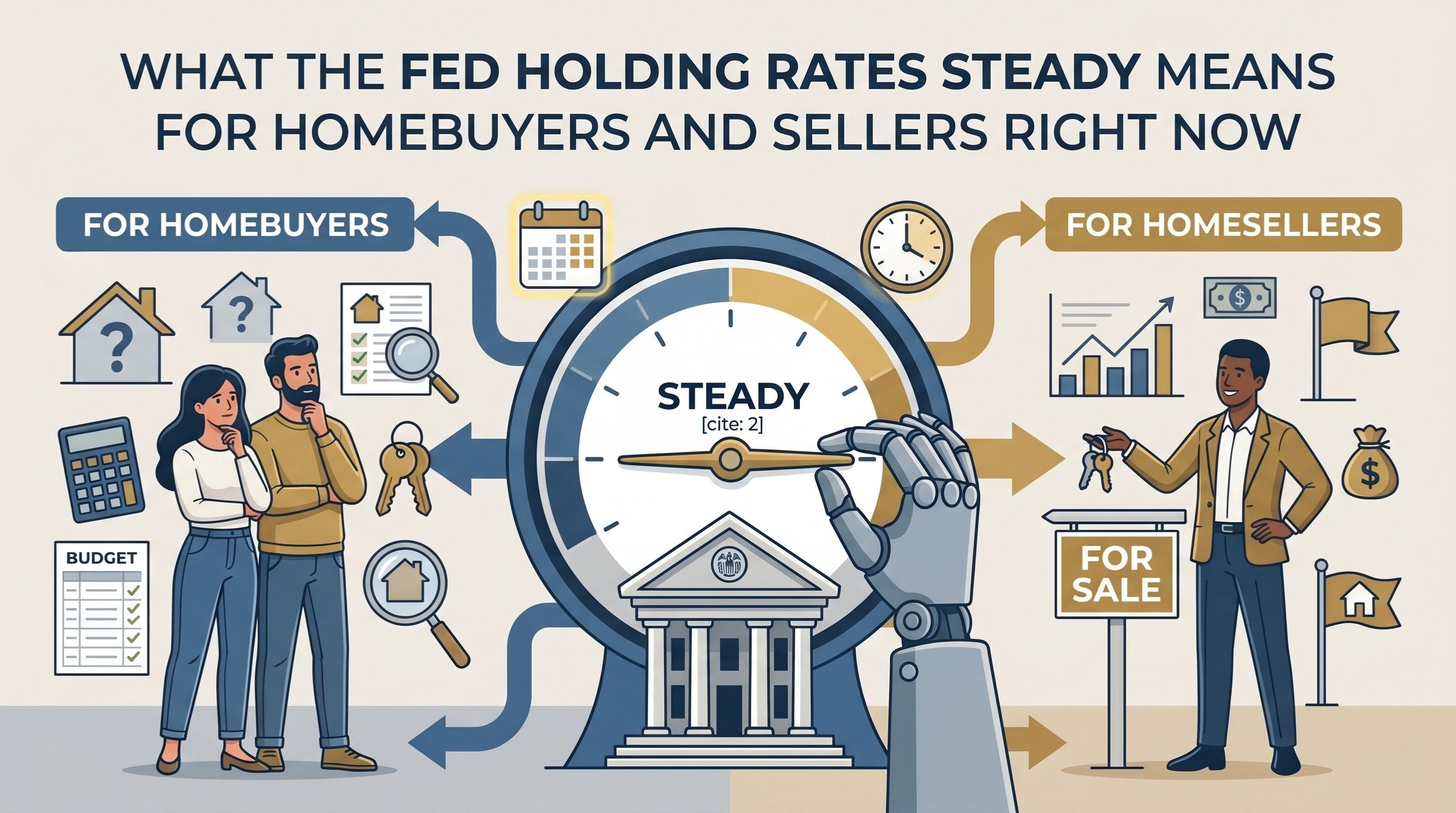 What the Fed Holding Rates Steady Means for Homebuyers and Sellers Right Now