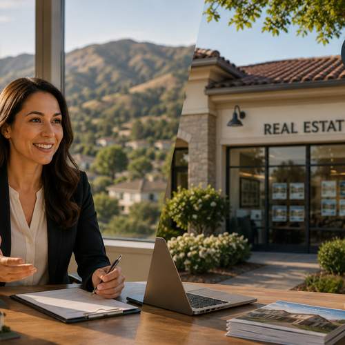 What is the difference between a real estate agent and a real estate agency in Thousand Oaks, CA?