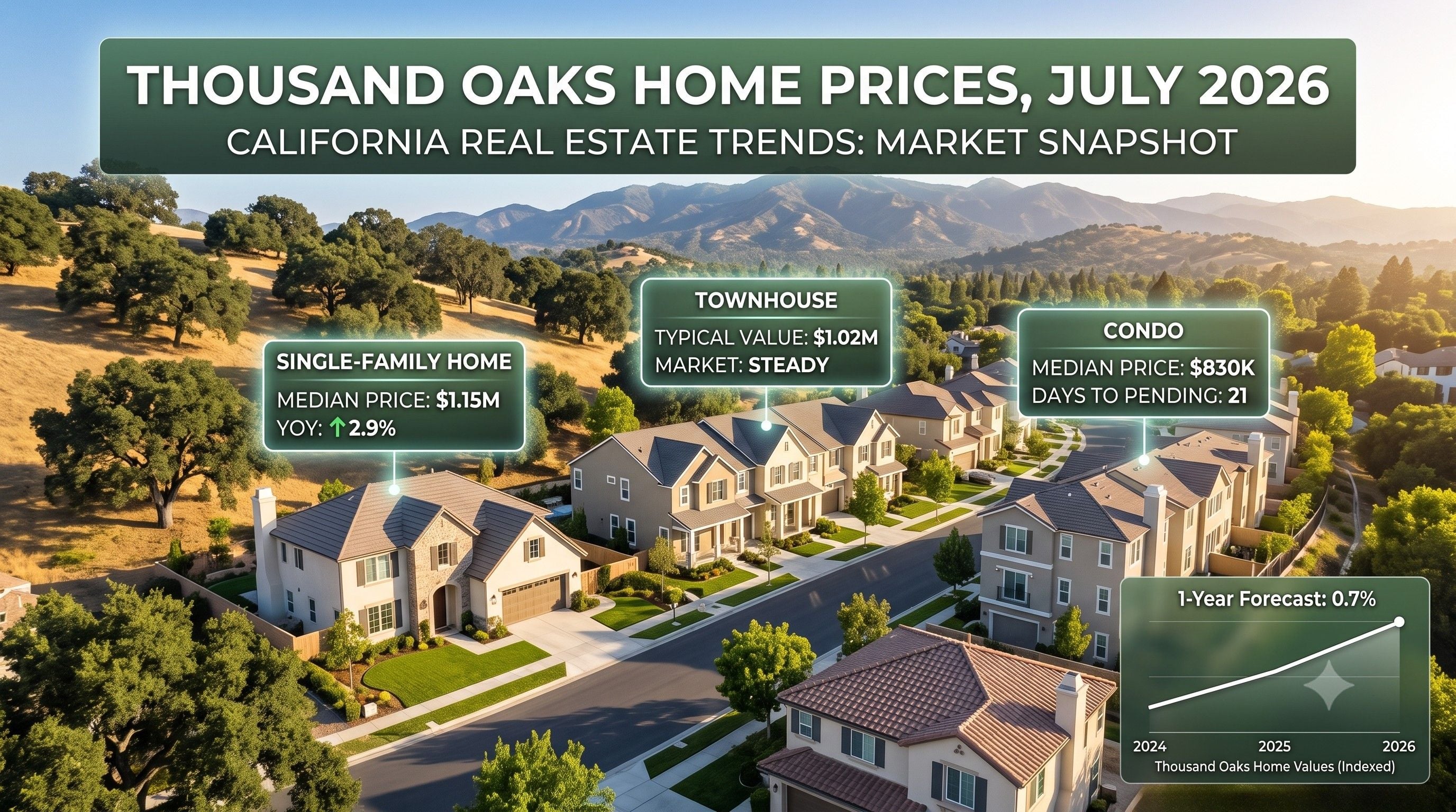 Thousand Oaks Home Prices, July 2026 What They Mean
