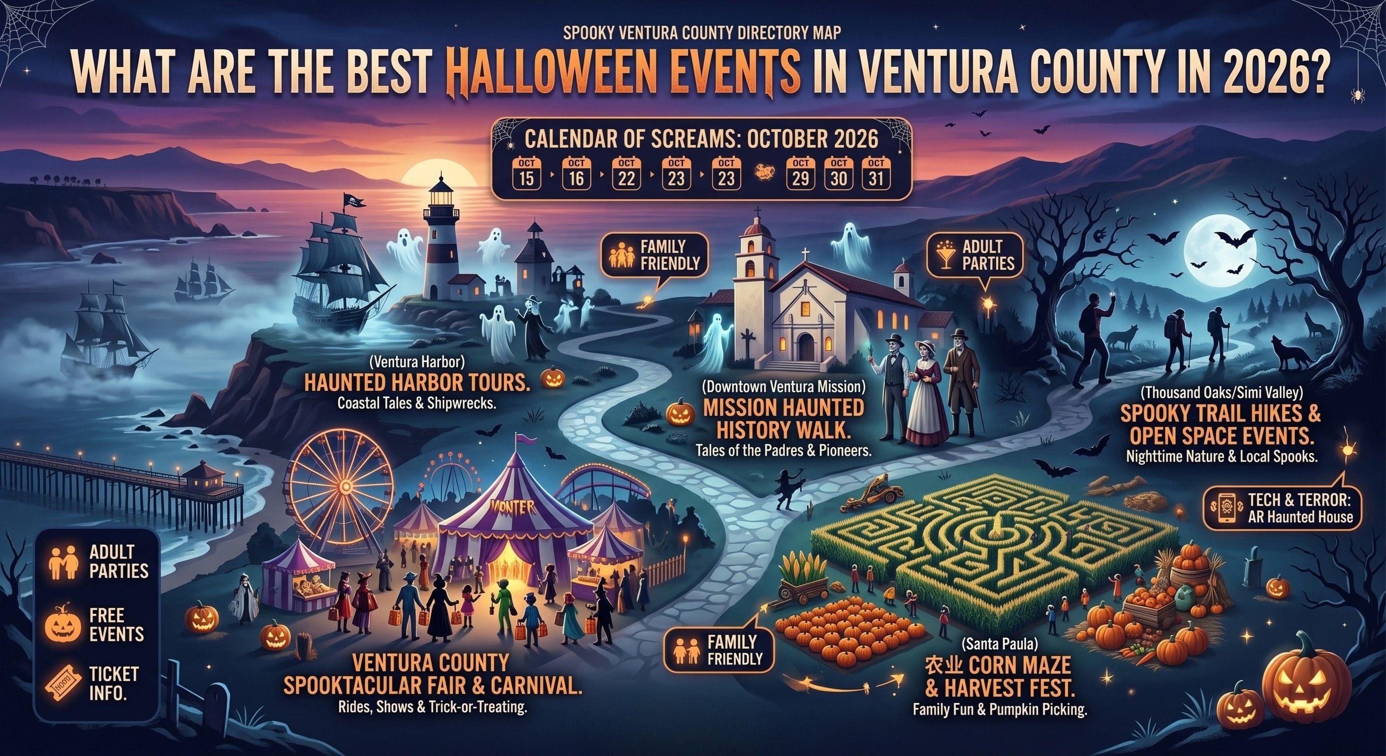 What Are the Best Halloween Events in Ventura County in 2026