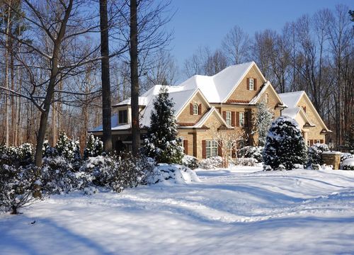 winter home, house in woods - Boulder Financial