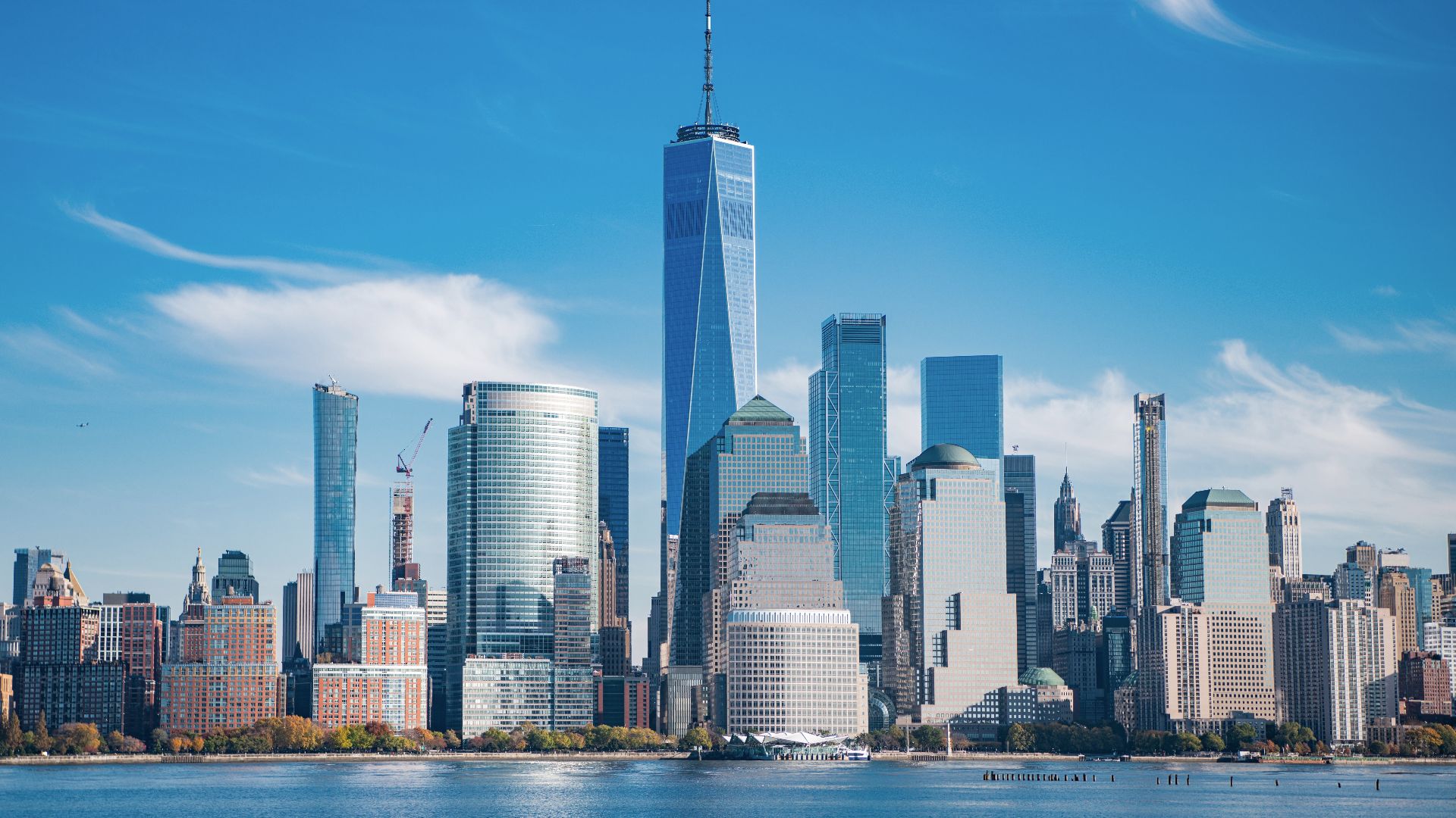 Manhattan's beautiful skyline, New York
