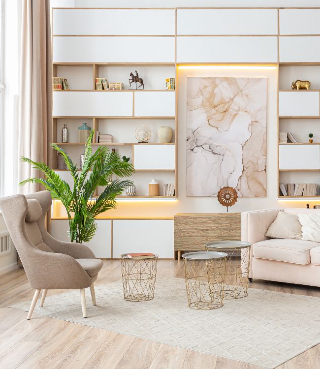 interior design beige studio apartment(1)