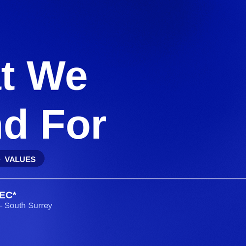 Core Values, Mission Statement & Vision Statement