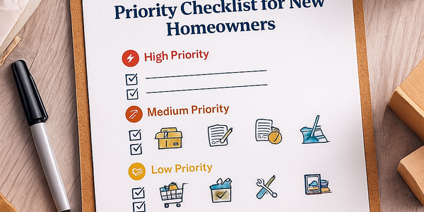 Your Essential Post-Closing Priority Checklist for New Homeowners