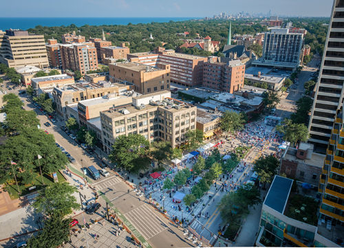 Evanston Aerial Photo