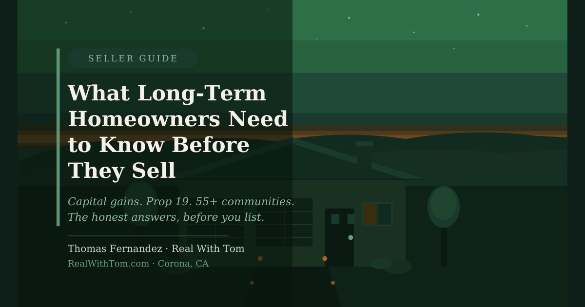 What long-term sellers need to know before they sell