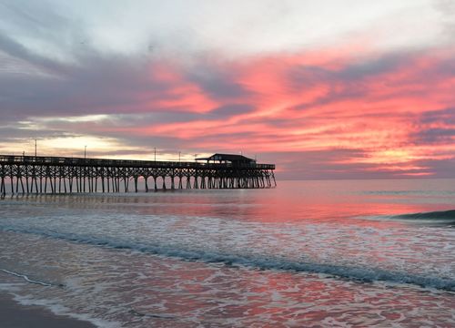 Sunrise at Pier Garden City South Carolina
