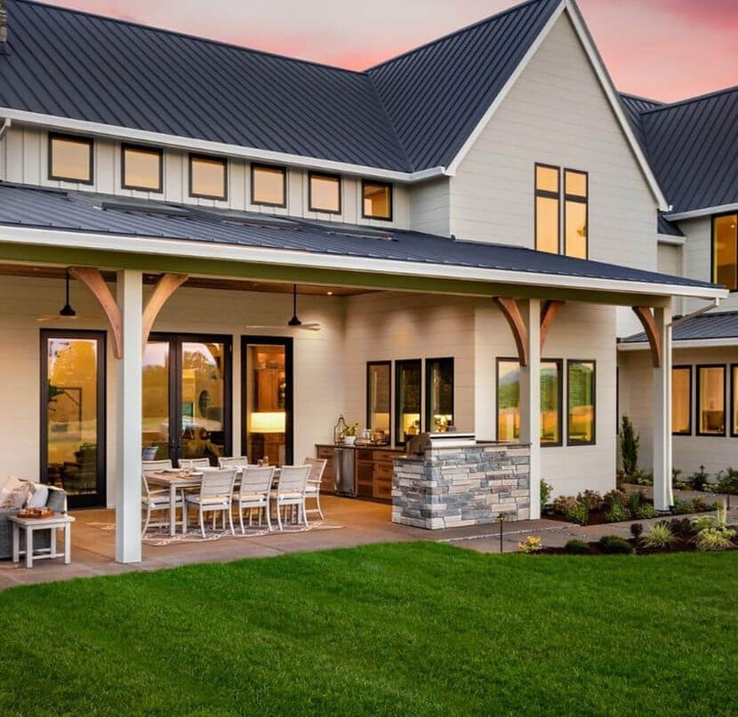 House with garden