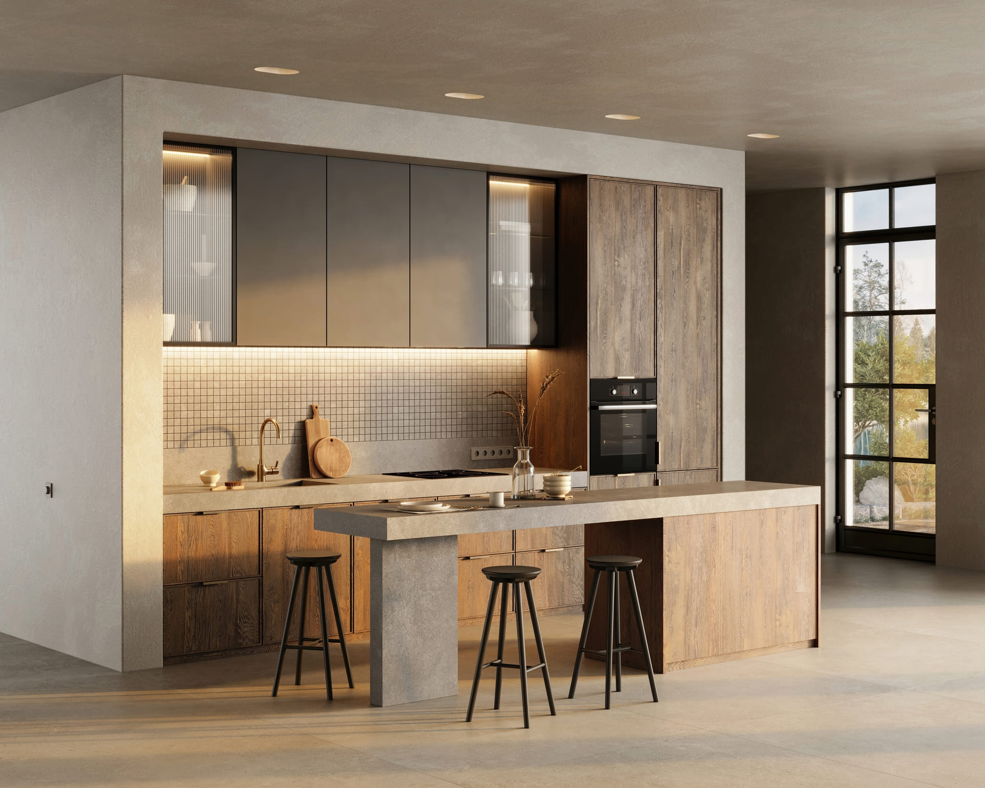 modern-marble-gold-kitchen