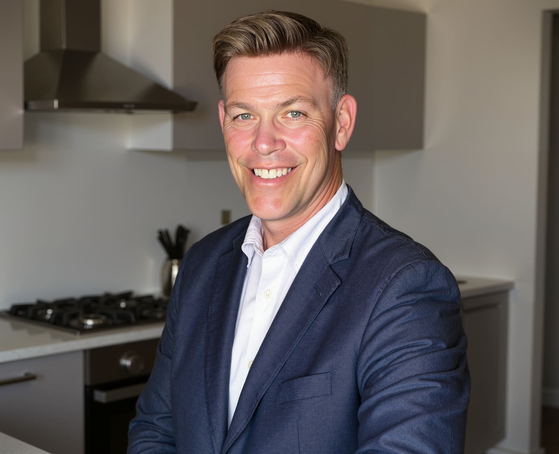 Levi.Denim.White.Kitchen.Smile