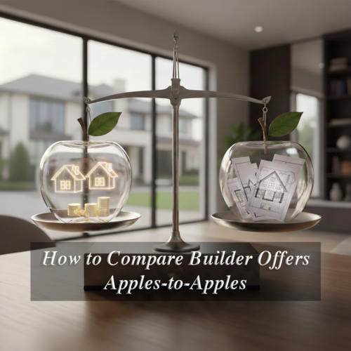 How to Compare Builder Offers Apples-to-Apples (Free Template + Checklist)
