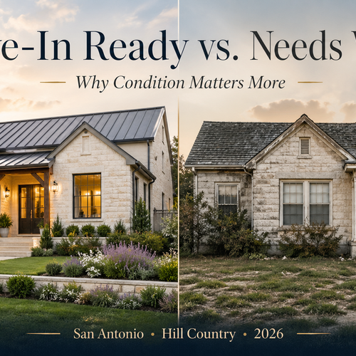Move-In Ready vs. Needs Work: Why Condition Matters More in the 2026 San Antonio and Hill Country Market