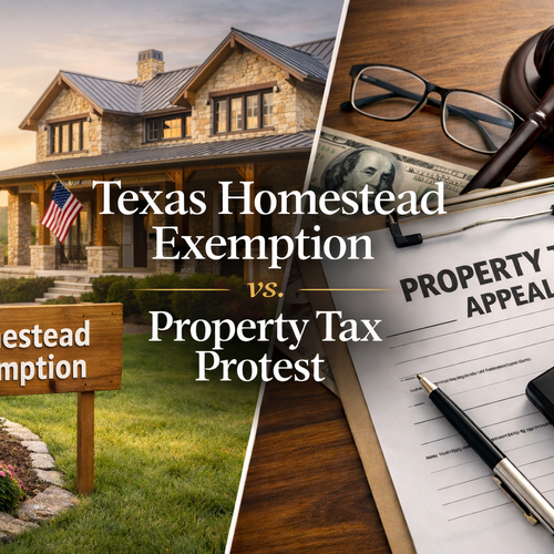 Texas Homestead Exemption vs. Property Tax Protest: What San Antonio, Garden Ridge, and New Braunfels Homeowners Need to Do First in 2026