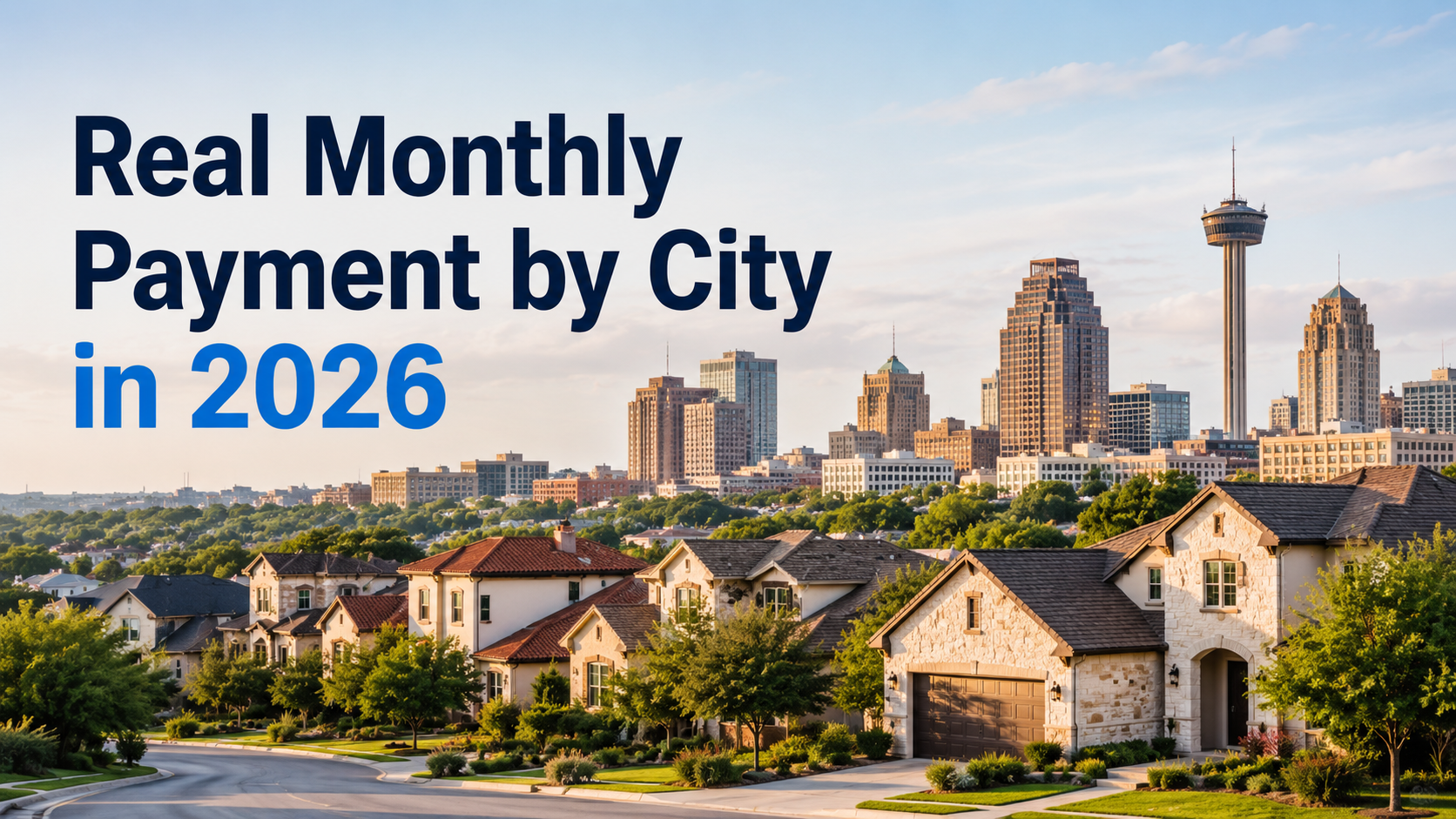 Real Monthly Home Payments Across the San Antonio Area in 2026