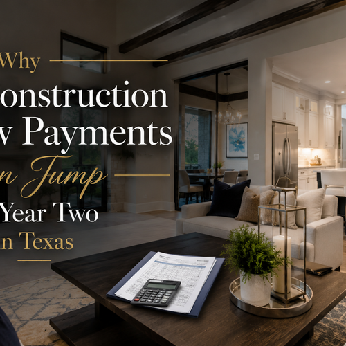 Why New-Construction Escrow Payments Can Jump in Year Two in Texas