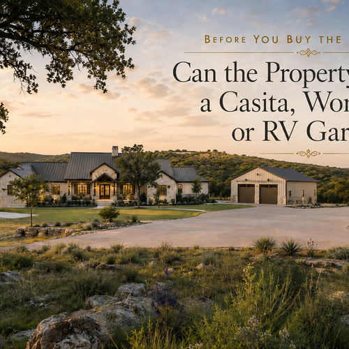 Before You Buy the Acreage: Can the Property Support a Casita, Workshop, or RV Garage?