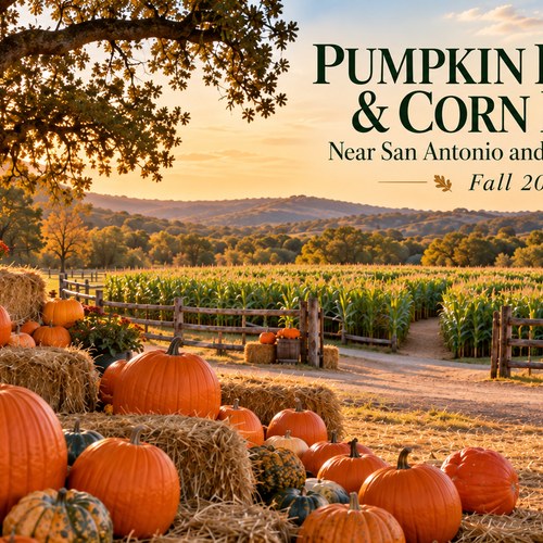 Pumpkin Patches and Corn Mazes Near San Antonio and the Hill Country for Fall 2026