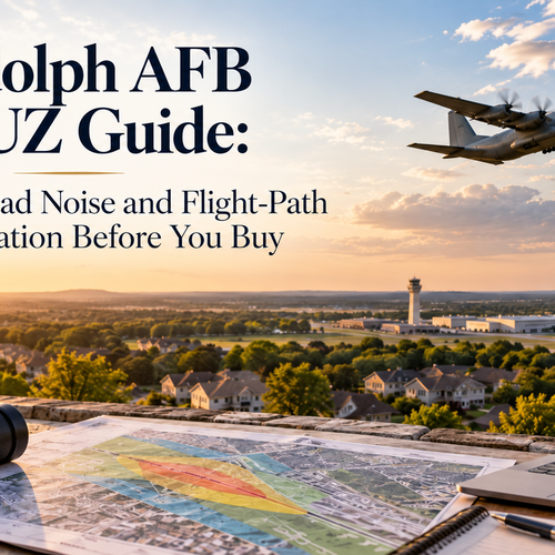 Randolph AFB AICUZ Guide: How to Read Noise and Flight-Path Information Before You Buy