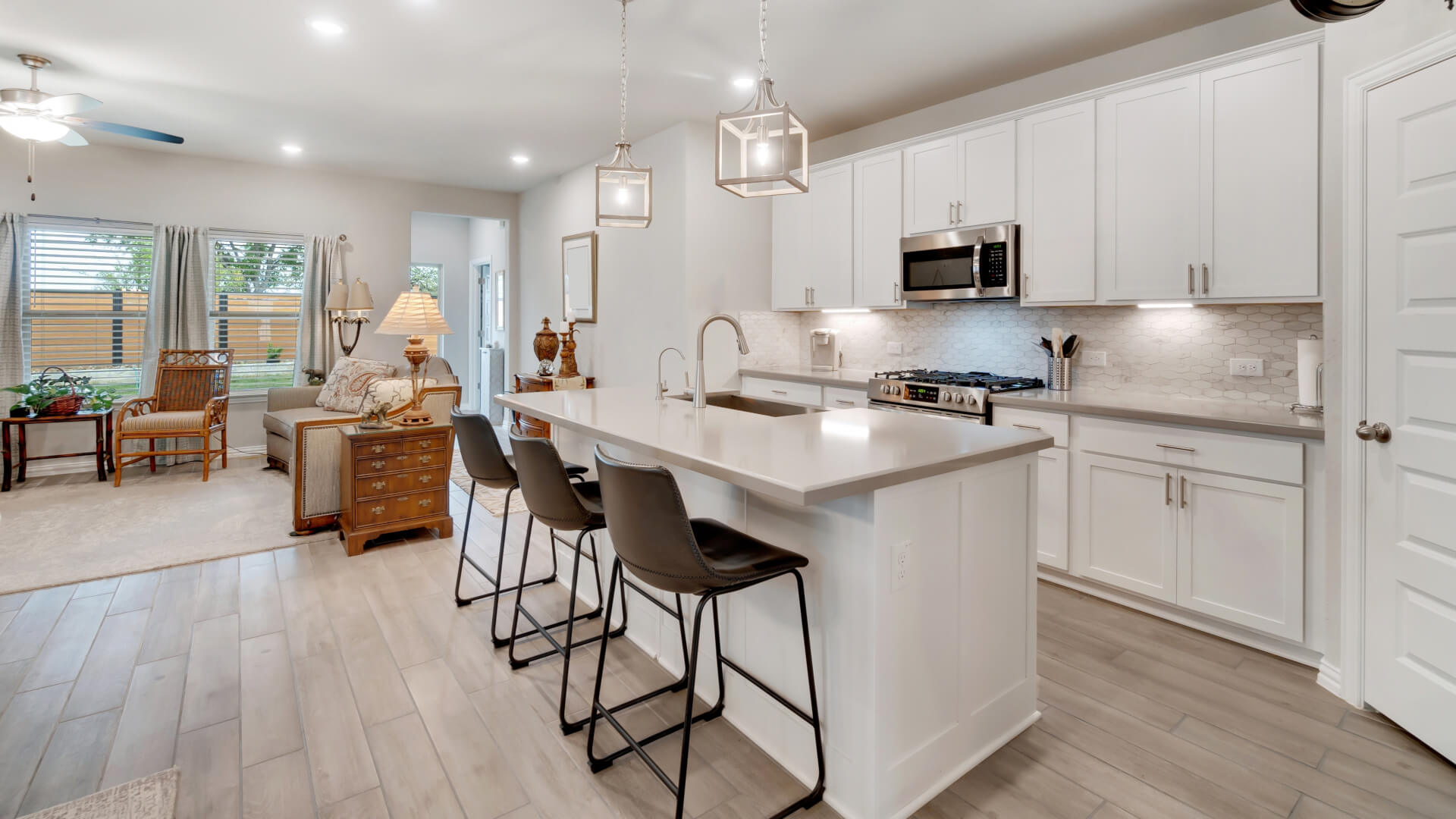 a white kitchen design