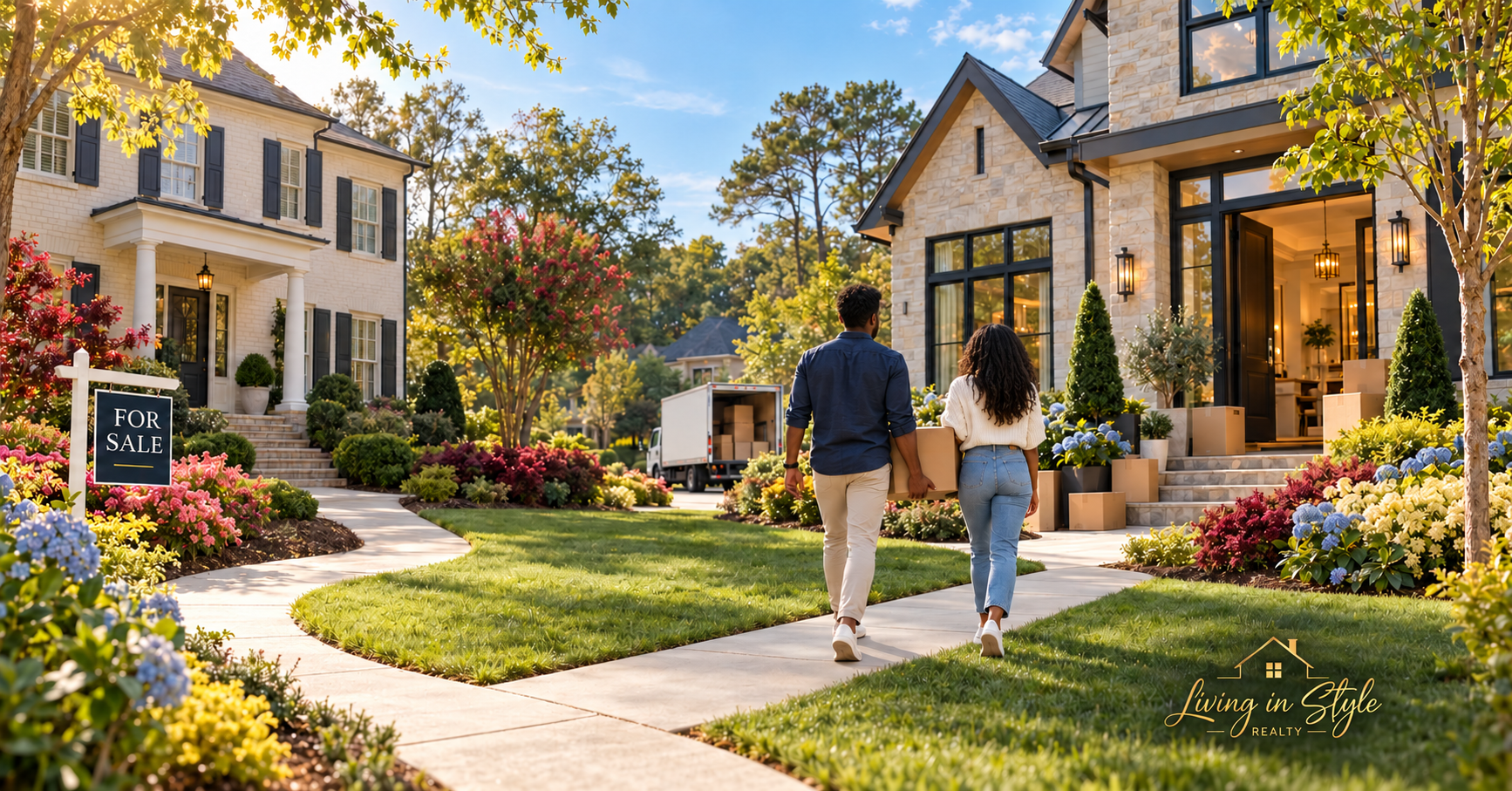 Couple Moving Into Their New Home