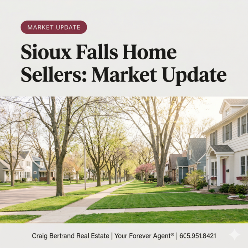 Sioux Falls Home Sellers: What the Market Looks Like. 191 homes sold in 30 days across Sioux Falls at a 99.1% list price ratio. Here's what the latest MLS data means if you're thinking about selling.