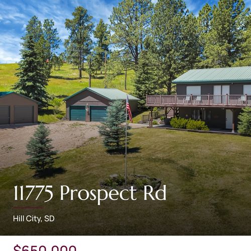 Hill City Acreage Across From Black Hills National Forest: 11775 Prospect Rd