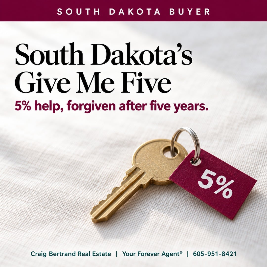 South Dakota's Give Me Five program for first-time buyers