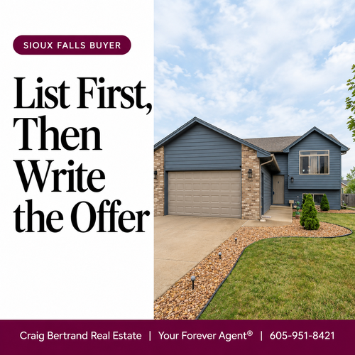 Should Move-Up Buyers in Sioux Falls Write an Offer Before Listing Their Current Home?