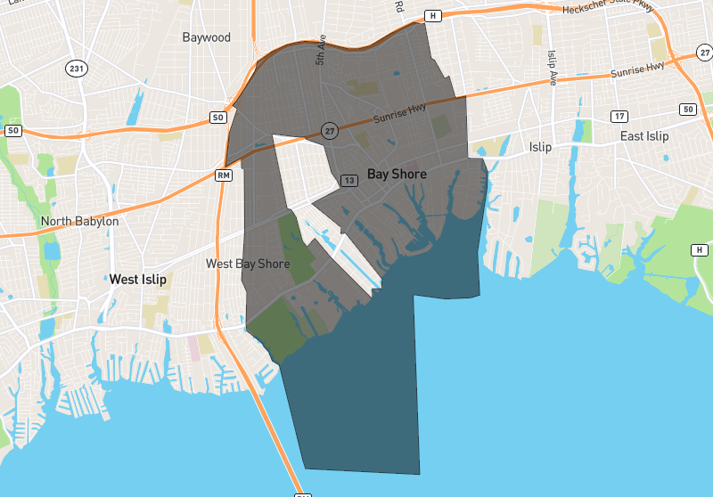 Bay Shore; West Bay Shore