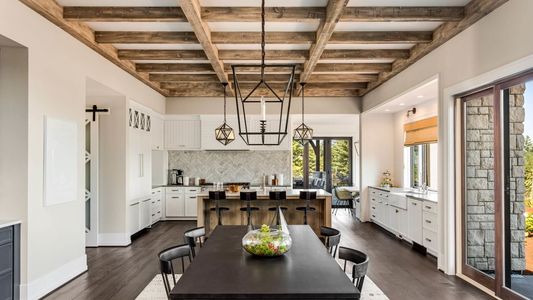 Stunning Dining room and Kitchen in New Luxury Home