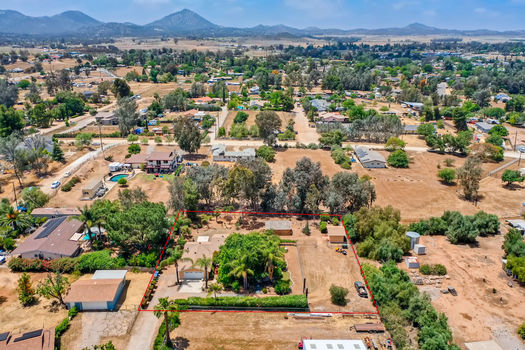 Drone - 1255 Ramona St Ramona CA - Web Quality - 002 - 05 Exterior Side_Lines
