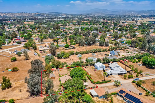 Drone - 1255 Ramona St Ramona CA - Web Quality - 005 - 08 Exterior Side_Lines