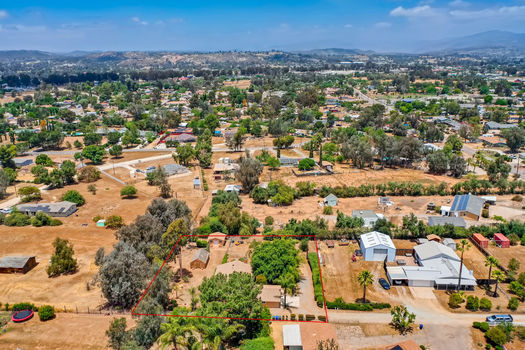 Drone - 1255 Ramona St Ramona CA - Web Quality - 006 - 09 Exterior Side_Lines
