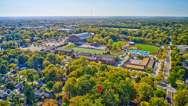 Butler University, a short walk from the Woods House in Butler-Tarkington