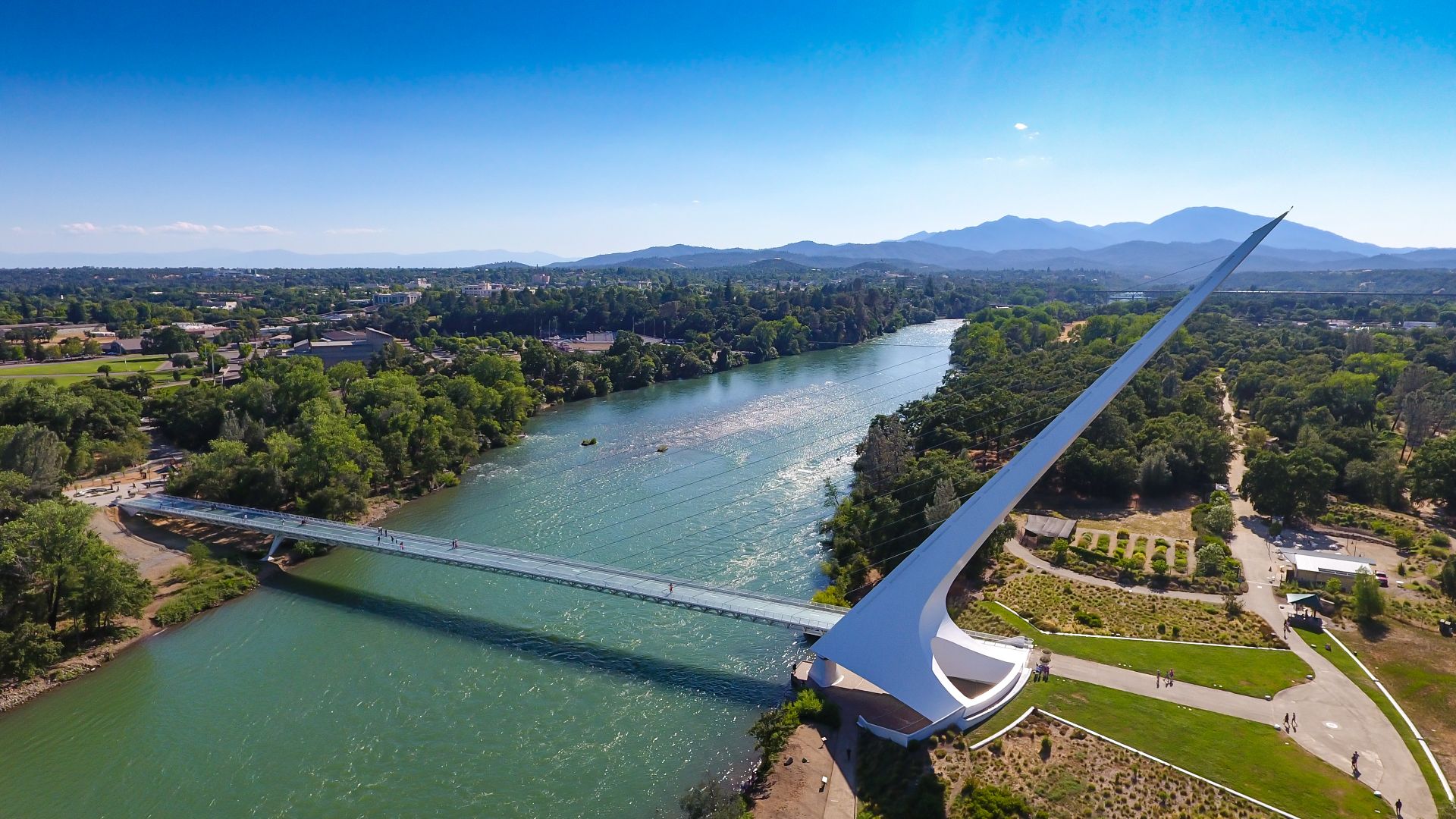 Sundial Bridge in Redding CA