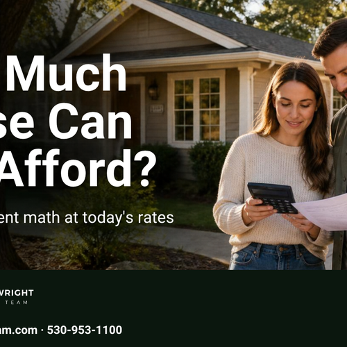How Much House Can I Afford in Redding in 2026? A Real Payment Breakdown for Shasta County Buyers