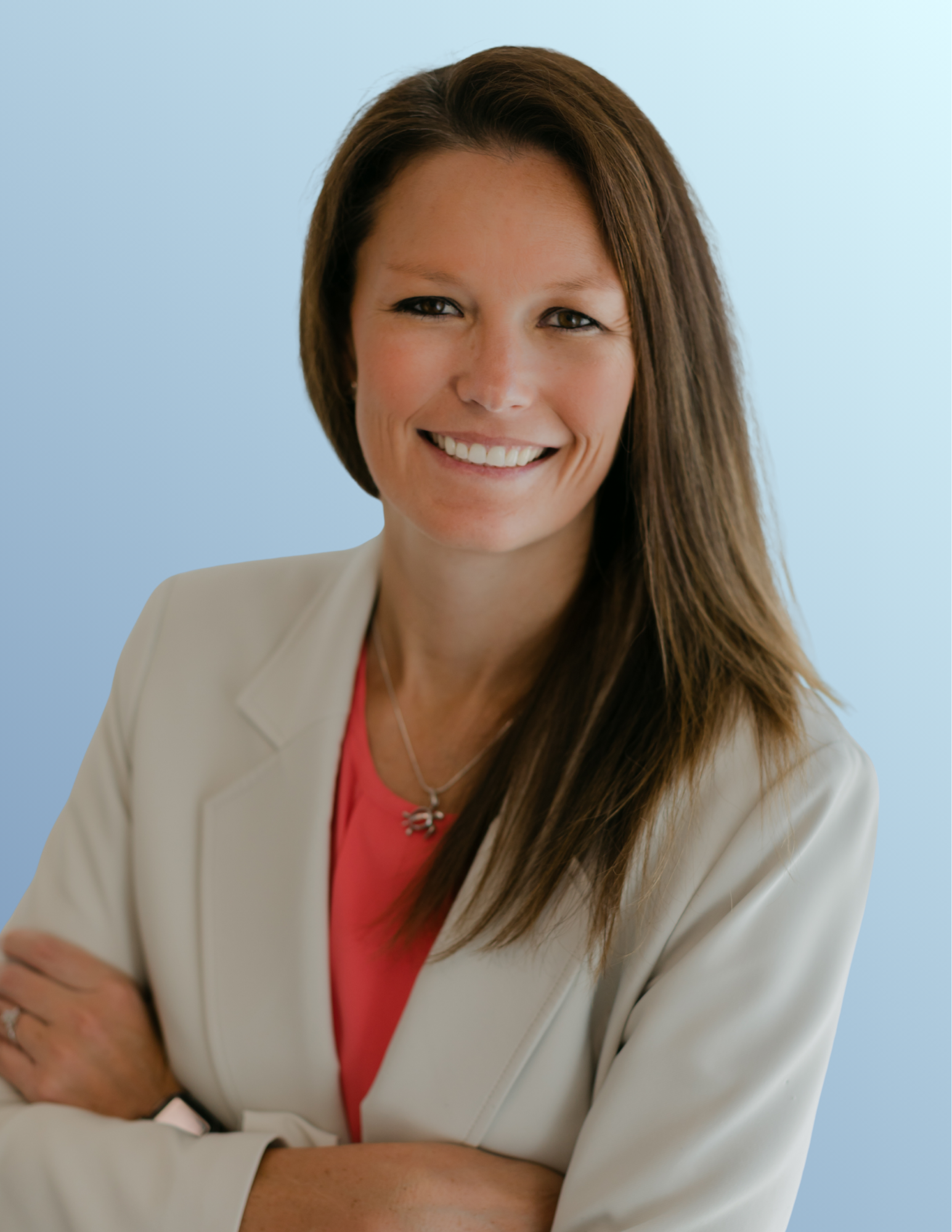 Blue and White Colorful Open House Sign in US Letter Document