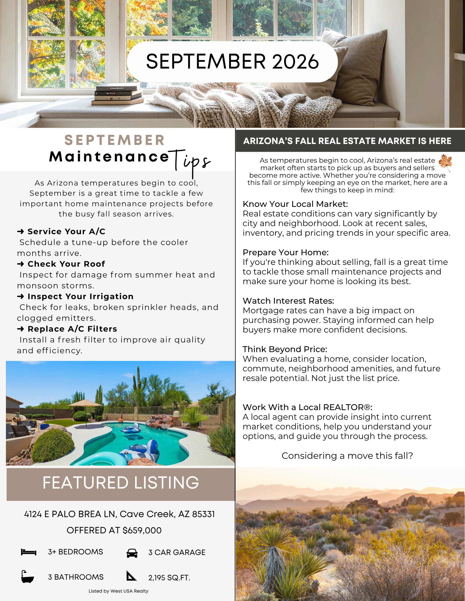 Ray B - September newsletter
