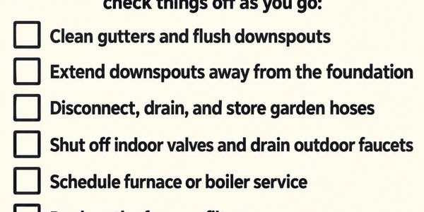 October Home Checklist Before the First New England &hellip;