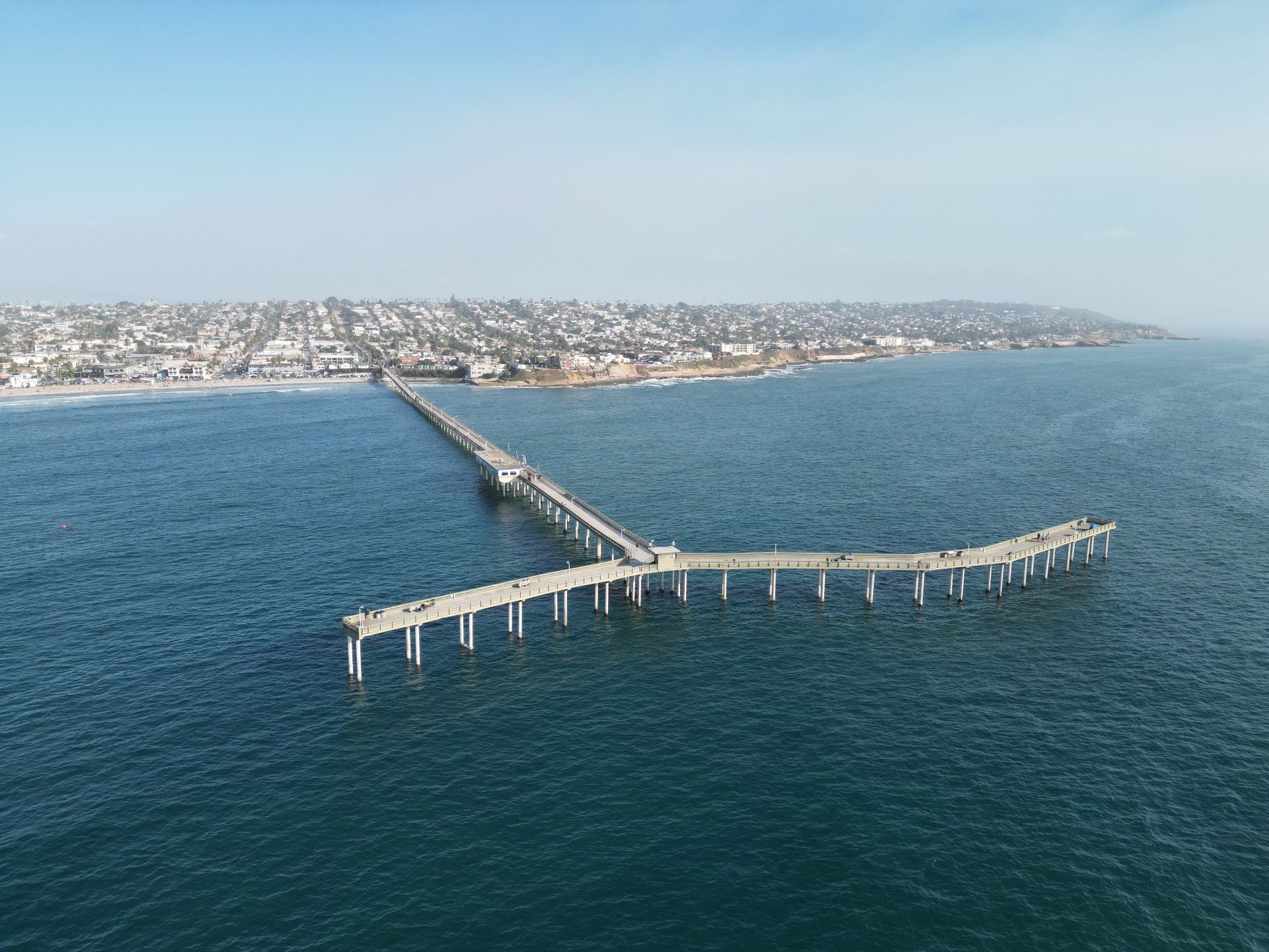 The longest concrete pier on the west coast located in Ocean Beach, San Diego
