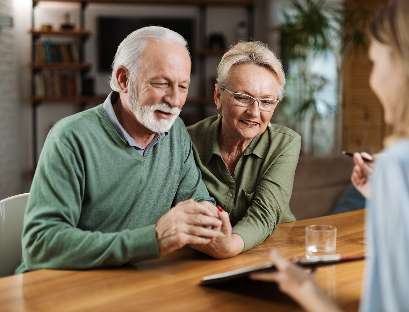 Happy Old Couple Meeting with Real Estate Agent-1400px
