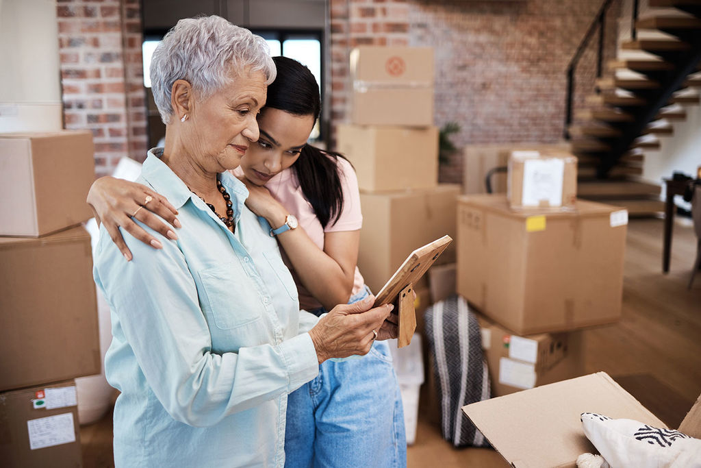 Older-Lady-Packing-with-Her-Grand-Daughter